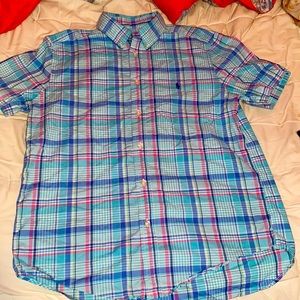 Ralph Lauren plaid buttons up